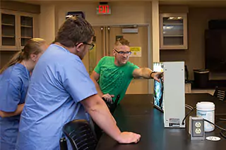 Aaron Mrvelj teaching Medical Neuroscience.